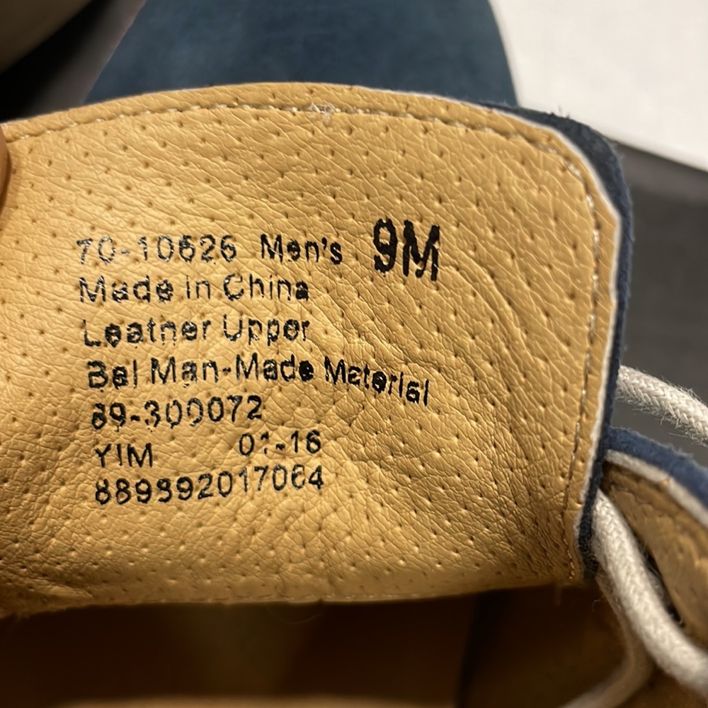 SOLD!!! G.H. Bass & Co. Genuine Suede Blue Oxford Shoes. Size 9M - Picture 6 of 8